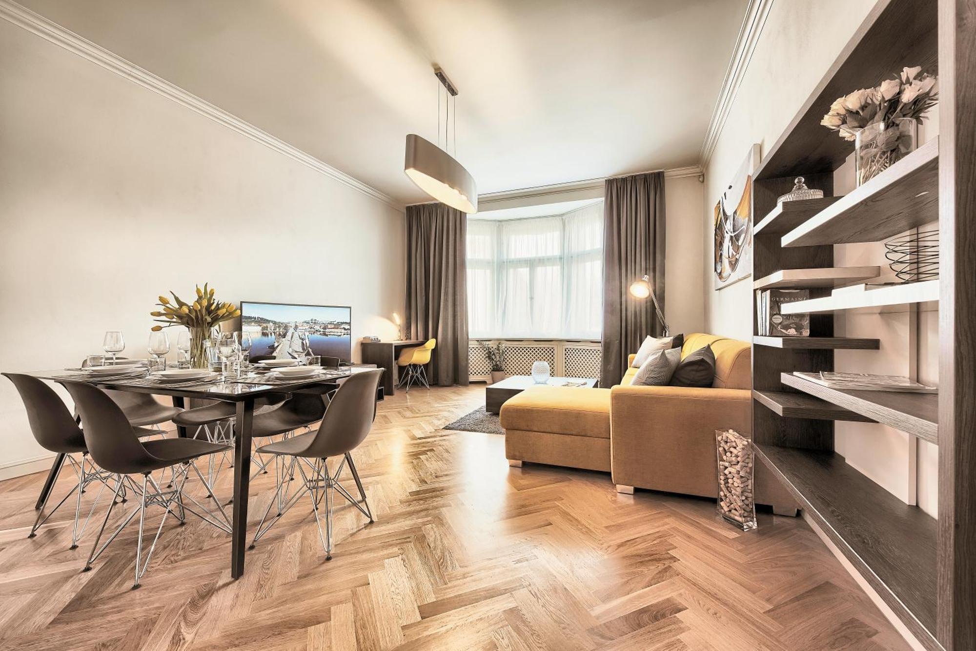 Milosrdnych Apartments Praga Habitación foto